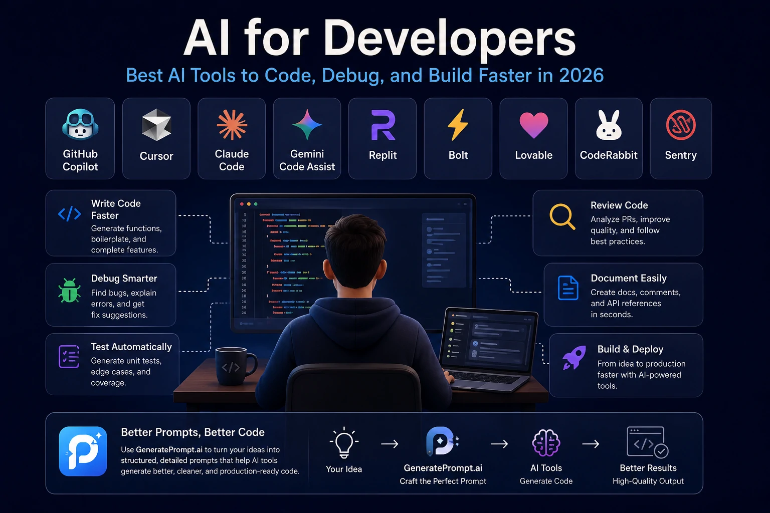 AI for Developers: Best AI Tools to Code, Debug, and Build Faster in 2026