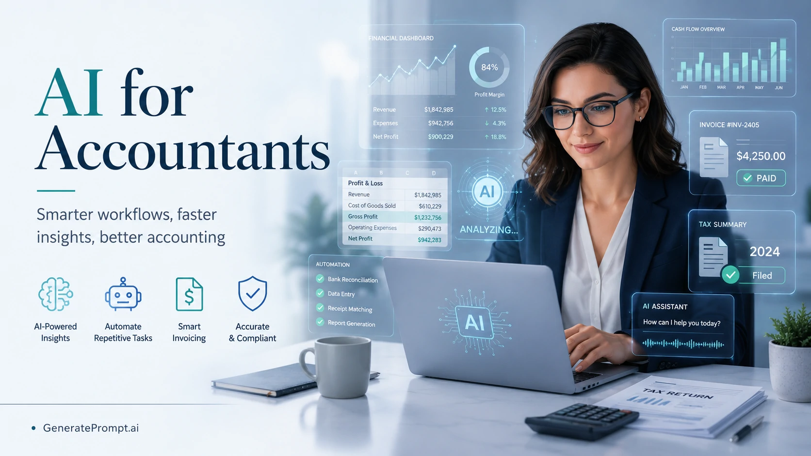AI for Accountants: The Best Tools, Use Cases, and Websites to Work Smarter
